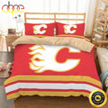 Calgary Flames Nfl Custom Bedding Sets Hockey Team Cover Set