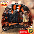 Cincinnati Bengals  Nfl Personalized Trending Cap Mixed Horror Movie Characters