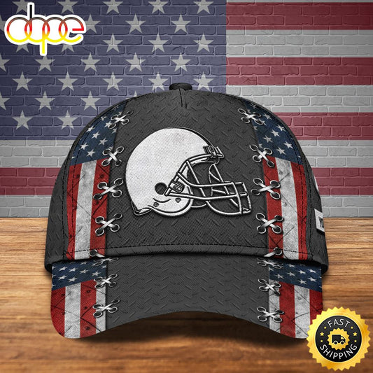 Cleveland Browns Personalized Your Name NFL Football Cap
