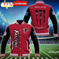 Custom Name - Atlanta Falcons Baseball Jacket For Fan