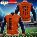 Custom Name - Chicago Bears Baseball Jacket For Fan
