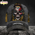 Custom Name Jacksonville Jaguars NFL Skull Chain Baseball Classic Cap
