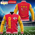 Custom Name - Kansas City Chiefs Baseball Jacket For Fan