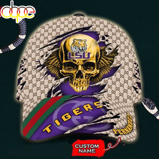 Custom Name NCAA LSU Tigers Baseball Cap
