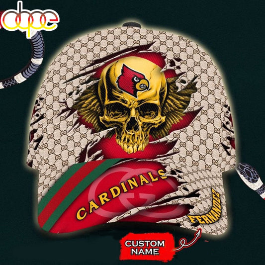 Custom Name NCAA Louisville Cardinals Baseball Cap
