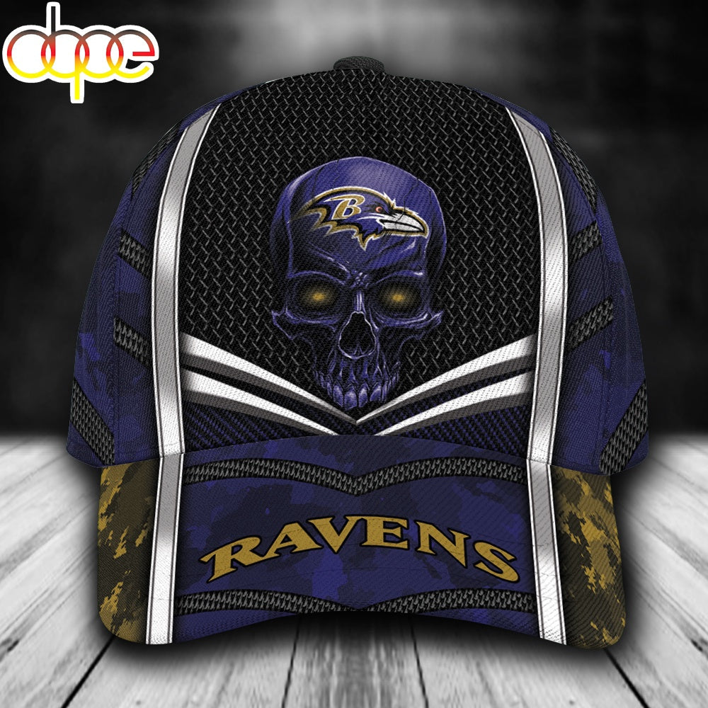 Custom Name NFL Baltimore Ravens Classic Cap