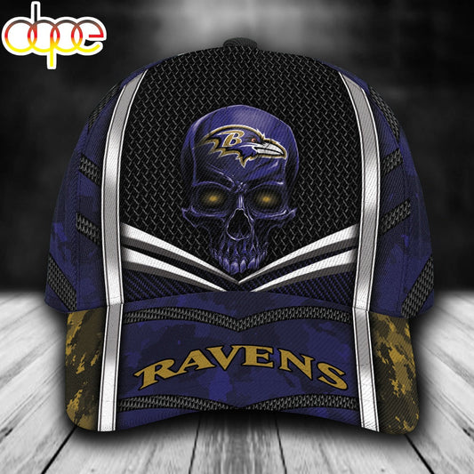 Custom Name NFL Baltimore Ravens Classic Cap
