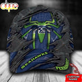 Custom Name NFL Seattle Seahawks Spider Man All Over Print 3D Classic Cap