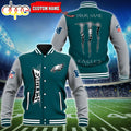 Custom Name - Philadelphia Eagles Baseball Jacket For Fan