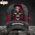 Custom Name San Francisco 49ers NFL Skull Chain Baseball Classic Cap