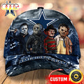 Dallas Cowboys  Nfl Personalized Trending Cap Mixed Horror Movie Characters