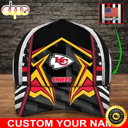 Kansas City Chiefs Nfl Personalized 3d Cap