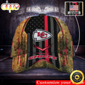 Kansas City Chiefs Personalized Hunting 3d Cap