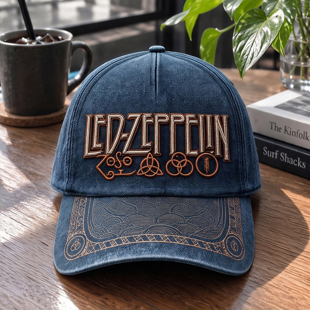 LZE Four Symbols Premium Denim Cap QH