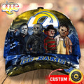 Los Angeles Rams  Nfl Personalized Trending Cap Mixed Horror Movie Characters