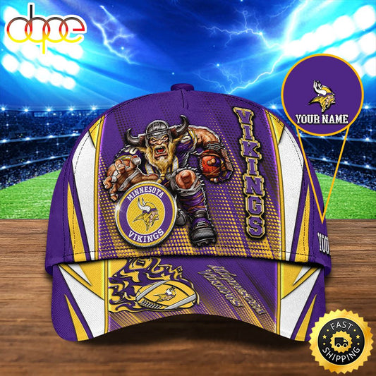 Minnesota Vikings Personalized Your NameNFL Football Sport Cap