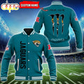 NFL Custom Name Jacksonville Jaguars Baseball Jacket