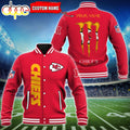 NFL Custom Name Kansas City Chiefs Baseball Jacket