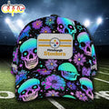 NFL Pittsburgh Steelers Custom Name Cap Skull