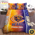 NFL Chicago Bears Custom Name Big Logo Bedding Set V2