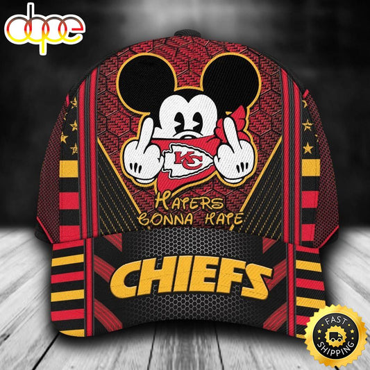 Nfl Kansas City Chiefs Mickey Custom Name Classic 3d Cap