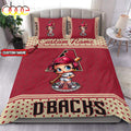 Personalized Name MLB Arizona Diamondbacks Baseball Bedding Set