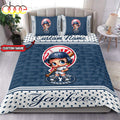 Personalized Name MLB New York Yankees Baseball Bedding Set