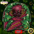 Personalized Arizona Cardinals St Patrick's Day Skull All Over Print 3D Classic Cap-TPH