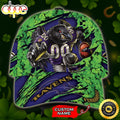 Personalized Baltimore Ravens Mascot St Patrick Day All Over Print 3D Baseball Cap - Blue Green-TPH