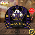 Personalized Baltimore Ravens Mickey Mouse Haters Gonna Hate All Over Print 3D Baseball Cap