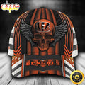 Personalized Cincinnati Bengals Skull Day All Over Print 3D Classic Cap-TPH