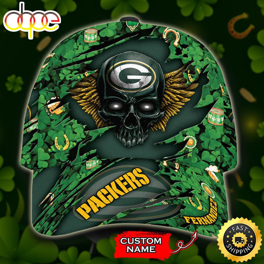 Personalized Green Bay Packers St Patrick's Day All Over Print 3D Classic Cap-TPH