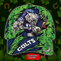 Personalized Indianapolis Colts St Patrick's Day Mascot All Over Print 3D Classic Cap-TPH