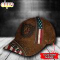 Personalized Las Vegas Raiders USA Flag All Over Print 3D Classic Cap