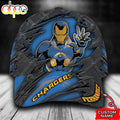 Personalized Los Angeles Chargers Iron Man All Over Print 3D Classic Cap