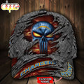 Personalized Los Angeles Chargers Skull All Over Print 3D Classic Cap