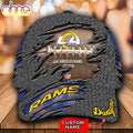 Personalized Los Angeles Rams Est 1936 All Over Print 3D Baseball Cap