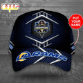Personalized Los Angeles Rams LARAMS Classic Blue Trellis Baseball Cap