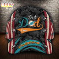 Personalized Miami Dolphins Best Dad Ever All Over Print 3D Classic Cap