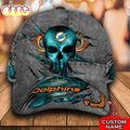 Personalized Miami Dolphins The Punisher Skull All Over Print 3D Classic Cap