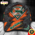 Personalized Miami Hurricanes Superman Logo All Over Print 3D Classic Cap