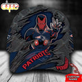 Personalized New England Patriots Iron Man Marvel All Over Print 3D Baseball Cap