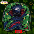 Personalized New England Patriots St Patrick Day Skull All Over Print 3D Baseball Cap