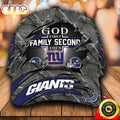 Personalized New York Giants God First Family Second All Over Print 3D Classic Cap