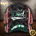 Personalized New York Jets Best Dad Camo All Over Print 3D Classic Cap