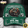Personalized New York Jets Mascot Damn Right All Over Print 3D Classic Cap