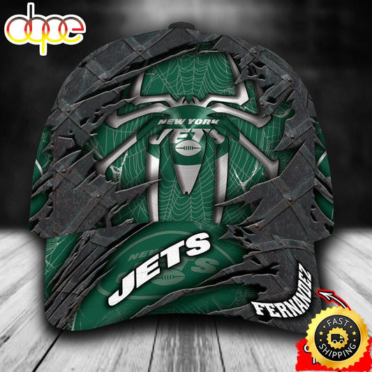 Personalized New York Jets Spider Man All Over Print 3D Classic Cap