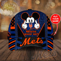 Personalized New York Mets Mickey Mouse Haters Gonna Hate All Over Print 3D Baseball Cap