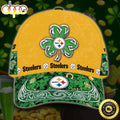 Personalized Pittsburgh Steelers St Patrick's Day All Over Print 3D Classic Cap-TPH