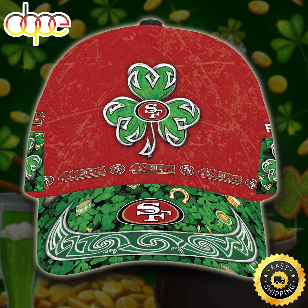 Personalized San Francisco 49ers St Patrick's Day All Over Print 3D Classic Cap-TPH